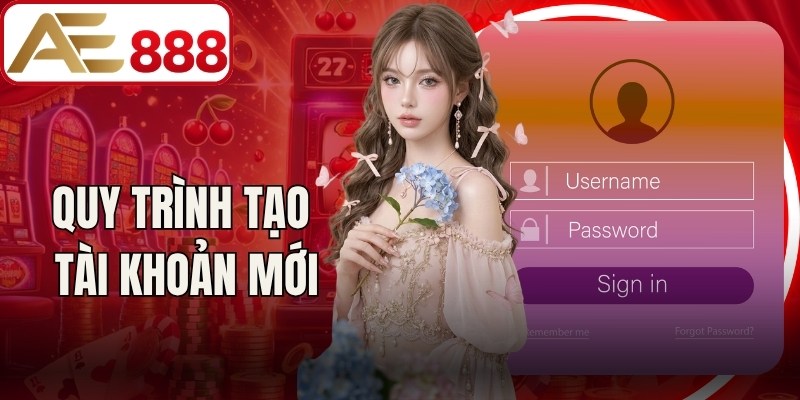 Quy trình tạo tài khoản mới